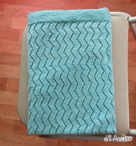 Плед детский вязаный