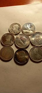 Брит. индия 1 рупия 1840,Южная Родезия 3 пенса