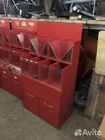 Стеллаж дсп конфетница 80/45/150