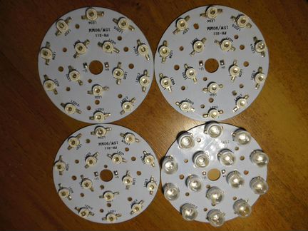 Модуль 15x3 Ватт Биколор 660+445nm (красный+синий)