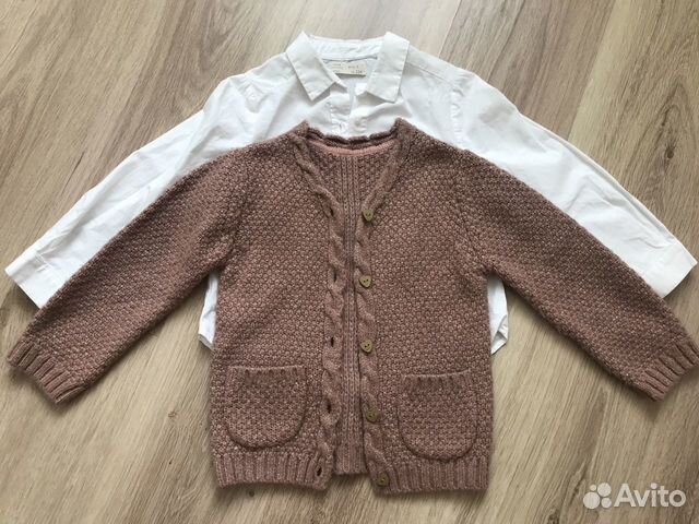 Кофта 110 см и рубашка 116 см/комплект
