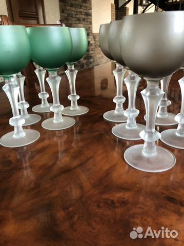 Фужеры из матового стекла Гусь-Хрустальный