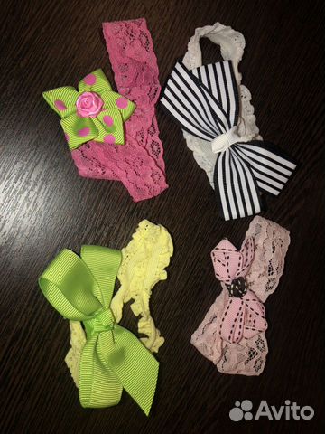 Ободки для новорожденной