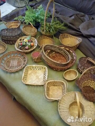Корзины плетенные
