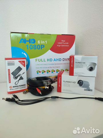 Комплект видеонаблюдения на 2 камеры ахд (онлайн)