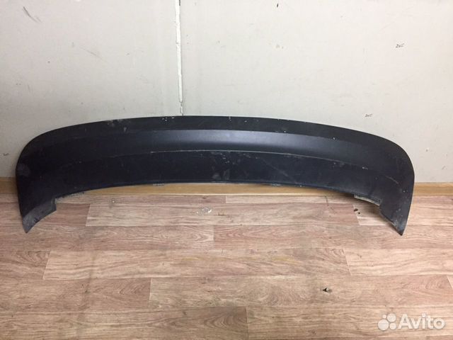 Юбка заднего бампера Шкода Рапид 1 /13-20г