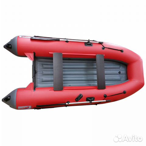 Лодка altair HD-340 Active красно-серая