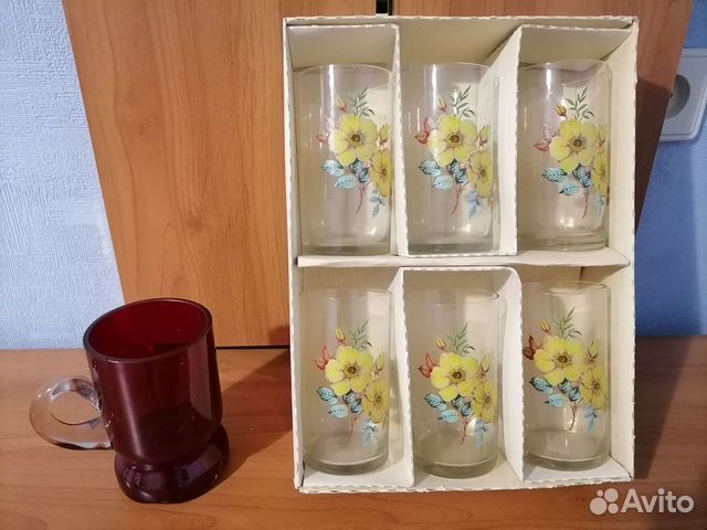 Набор стаканов для коктейля СССР