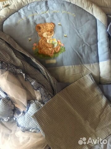 Балдахин и постельное белье, бортики