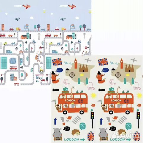 Складной коврик для ползания