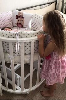 Кроватка круглая Incanto 7в1