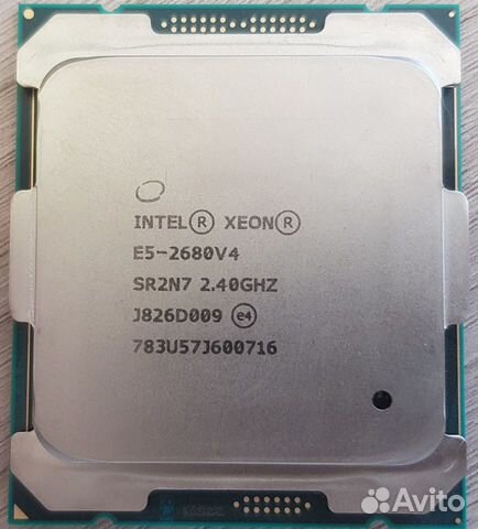 Процессор Intel Xeon E5 2680 v4 3.3 ghz 14 core