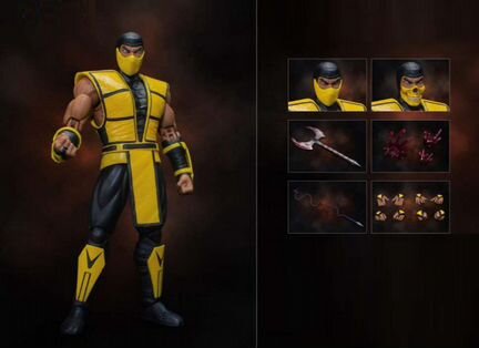 Америка игрушка Мортал Комбат Скорпион фигурка