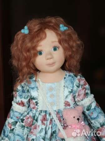 Интерьерная текстильная кукла