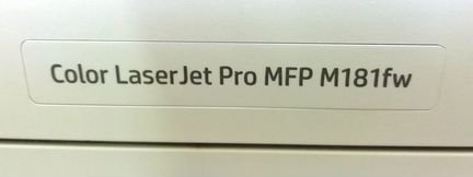 Мфу лазерный цветной HP MFP M181Fw