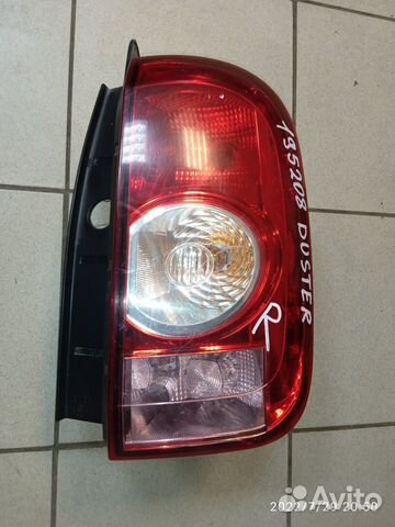 Фонарь задний правый renault duster