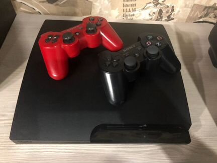 Sony Ps3 Slim 3008B HFW 4.89 + 55 игр + 2 дж