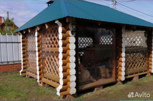 Мягкие окна для беседки