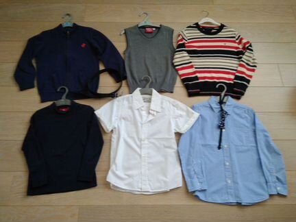 Школьная форма рубашка джемпер жилет р.122-128