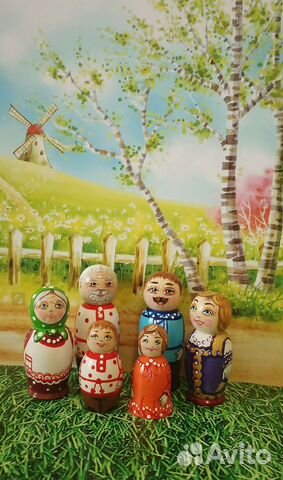Фигурки Русская семья