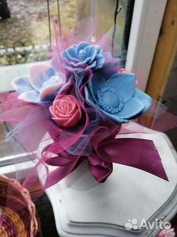 Букеты к 8 марта. Мыло ручной работы