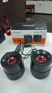 Колонки пк Kisonli 2.0. 2х3 Вт/T-001 2.0 стерео