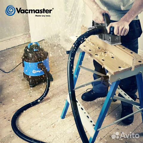 Пылесос строительный Vacmaster vq1220pf 20л