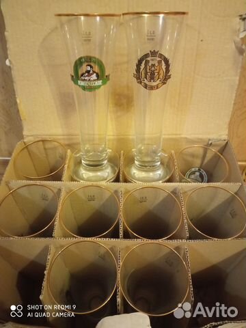 Новые пивные бокалы Пикра 0,3мл коробка 12 шт