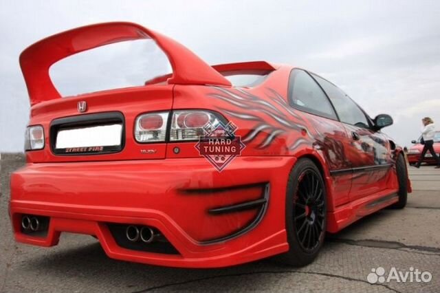 Задний бампер inferno Honda Civic 6 1996-2000