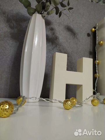 Буквы из дерева, подарок