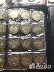 Биметаллические монеты 10 р