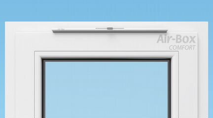 Установка приточного оконного клапана Air-Box