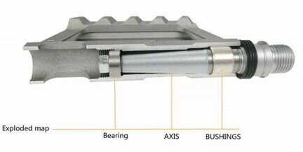 Педали на промах RockBros и контактные Shimano