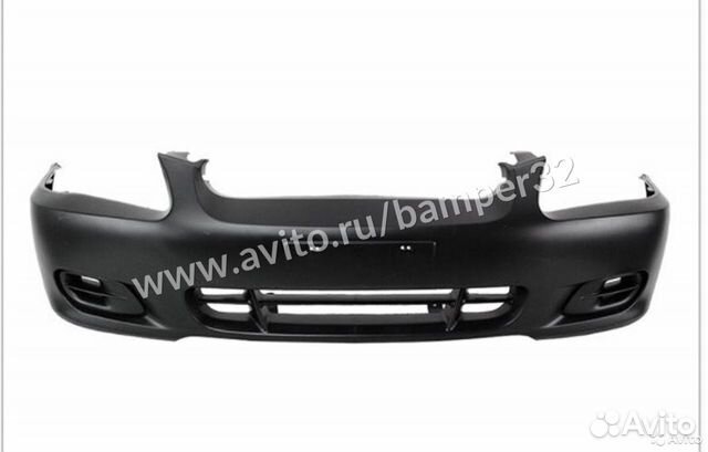Бампер Акцент передний неокрашенный