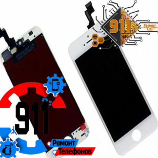 Дисплей iPhone 5S черный белый Ремонт телефонов