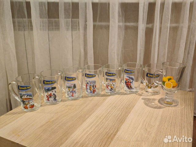 Кружка стеклянная