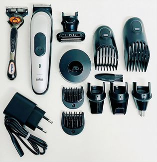 Триммер Braun MGK7220, 10-в-1 + Бритва Gillette