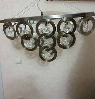 Люстра потолочная металическая