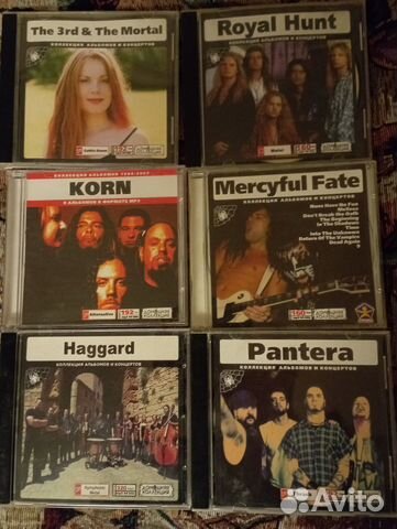 Музыкальные MP3 диски (metal, rock)