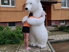 Поздравление от белого медведя. Аниматор объявление продам