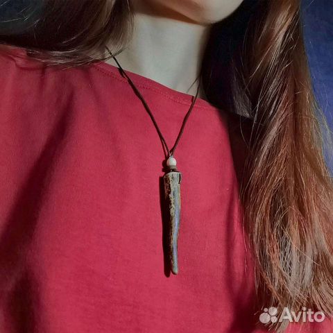 Кулон — рог оленя