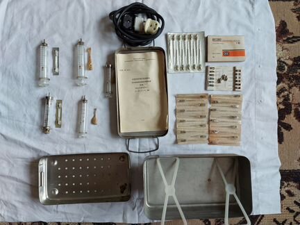 Стерилизатор+шприцы+иглы медицинские многоразовые