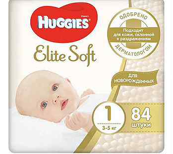 Huggies elite soft 1