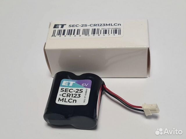 Батарея ET SEC-2S-CR123MLCn