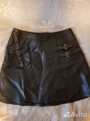 Юбка натуральная кожа