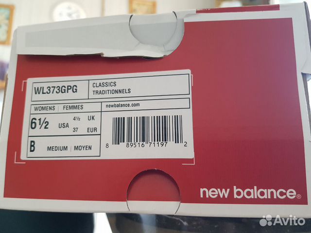 Кроссовки NEW balance 373 оригинал 37 размер