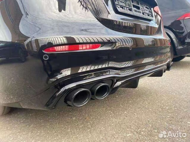 Задний диффузор на мерседес w 213 рестайлинг