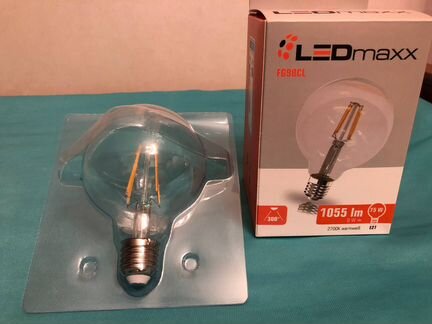 Светодиодная лампа E27, G95 (Германия)