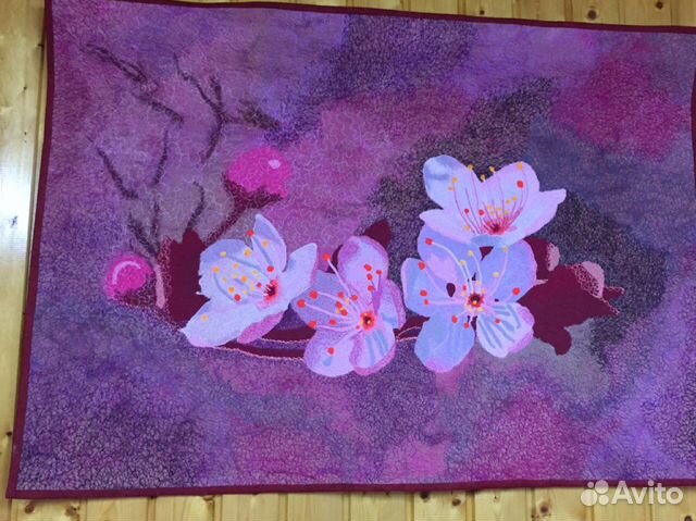 Картина нитками панно