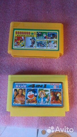 Картриджи для dendy